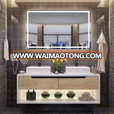 pvc solid wood lacquer High Quality China  Wholesale Wall Mounted Bathroom Vanity / Bathroom Cabine